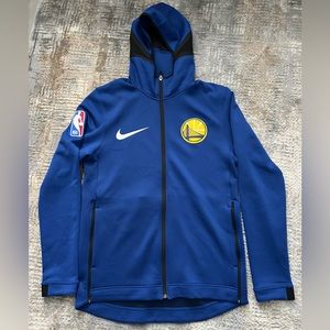 Nike NBA Golden State Warriors Therma Flex Showtime Size M 940128-495 Blue